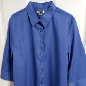 Ladies Shirt Size L Blue